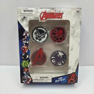 Marvel Avengers Metal Pin Set 4pc Black Panther Hydra SHIELD New Walgreens 2019